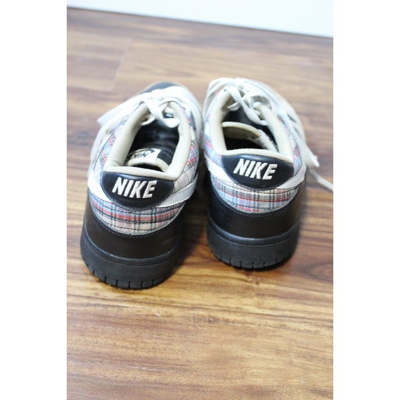 Nike Dunk Low CL Khaki & Black Plaid SB 304714-017 Size 10 main image 8